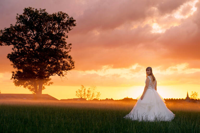 002 Sunset Wedding Picture
